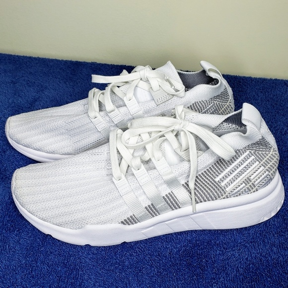 eqt support mid adv primeknit white